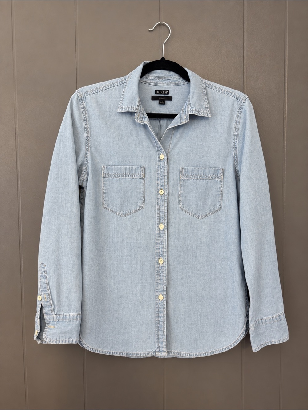 J. Crew Classic Chambray Button Down
